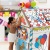 Játékház, színezhető, karton, FELLOWES, Szülinapi házikó